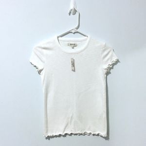 Madewell Ruffle Edge Top